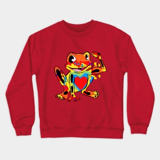 Happy Strong Frog Crewneck Sweatshirt